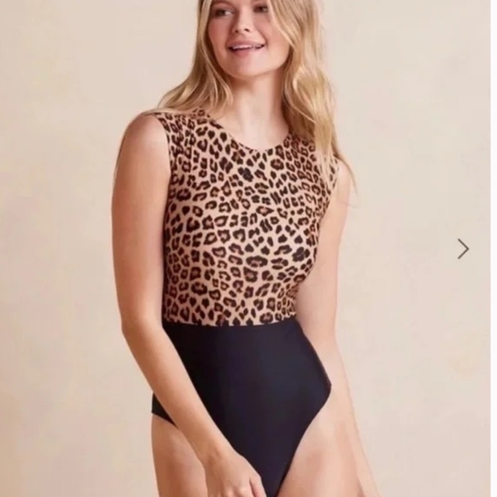 Summersalt | The Surf Leopard Print One Piece Swimsuit NEW Size 10